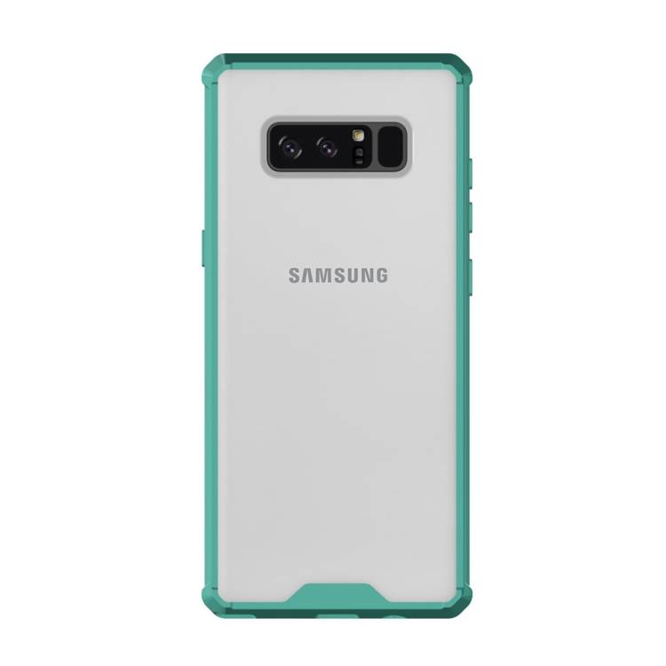 Handy Tasche für Samsung Galaxy Note 8 Case Schutz Hülle Cover Transparent Grün