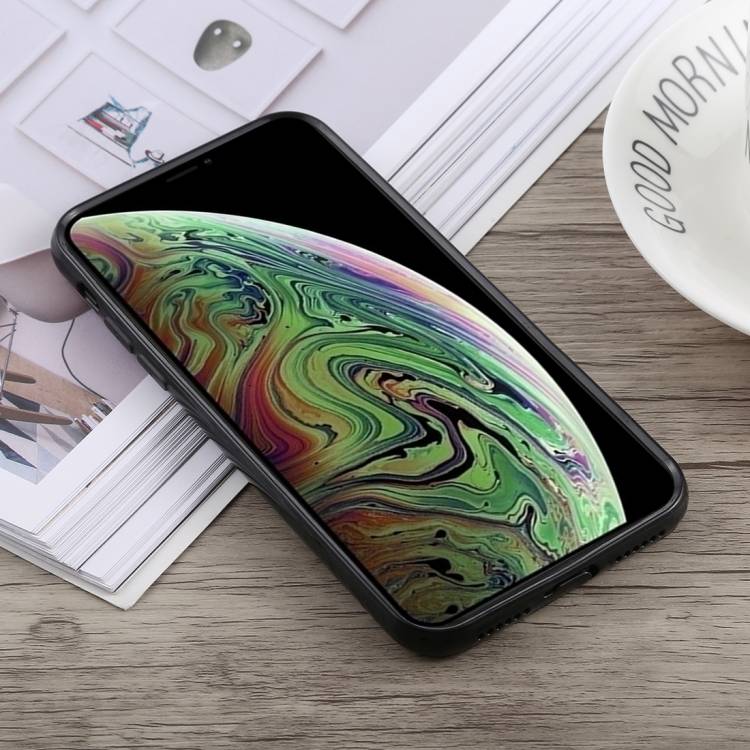 Schutzhülle für iPhone XS Cover Case Panzer Hülle Tasche Rot Schwarz