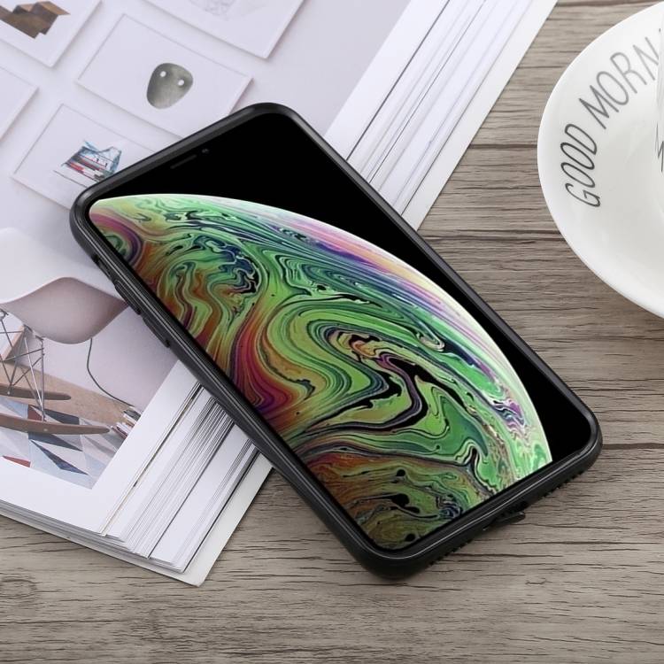 Schutzhülle für iPhone X Cover Case Panzer Hülle Tasche Transparent Schwarz