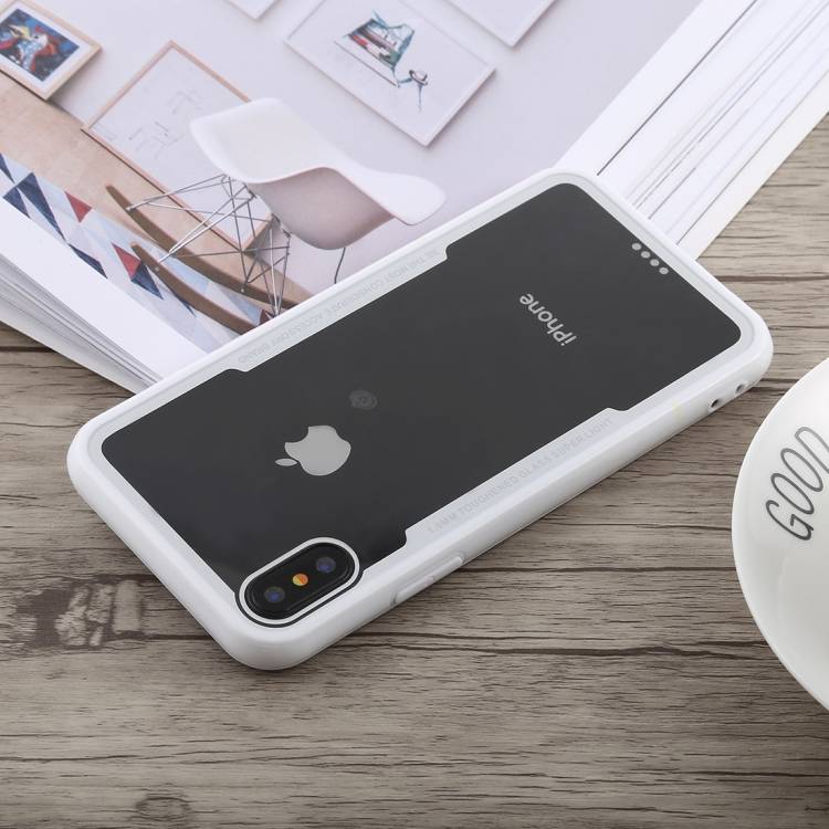 Schutzhülle für iPhone XS Cover Case Panzer Hülle Tasche Weiß