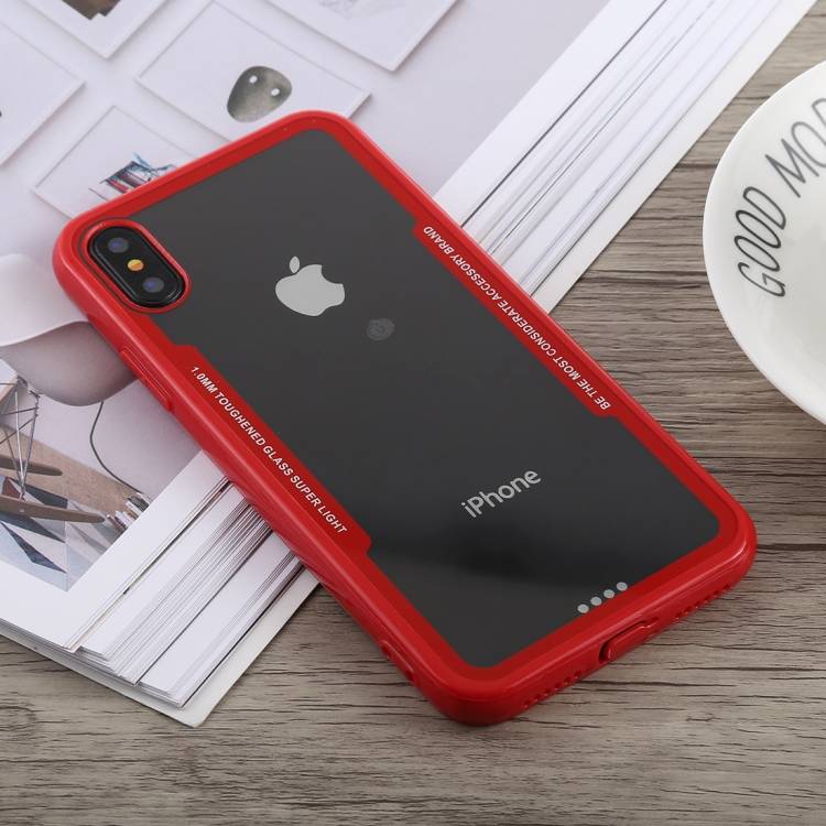 Handy Tasche für iPhone XS Max Cover Case Panzer Schutz Hülle Bumper Rot