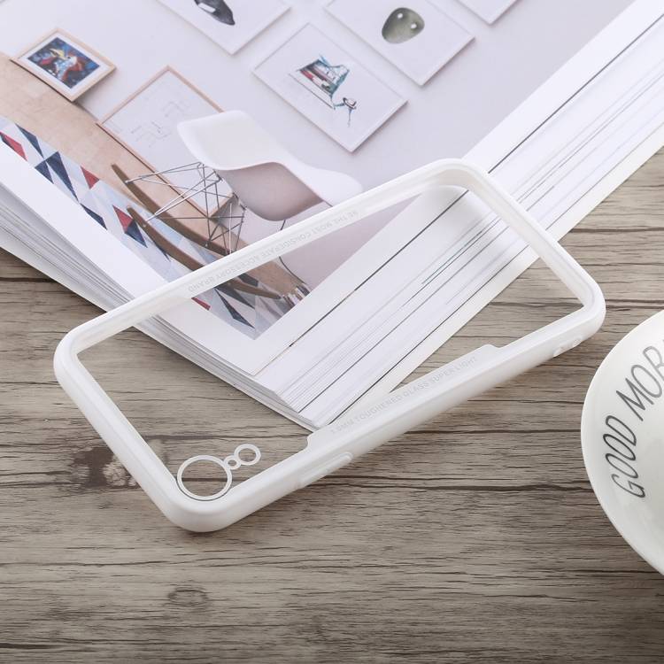 Schutzhülle für iPhone XR Cover Case Panzer Hülle Tasche Weiß