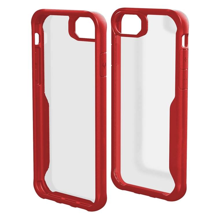 Schutzhülle für iPhone 8 Plus Cover Case Panzer Hülle Bumper Tasche Rot