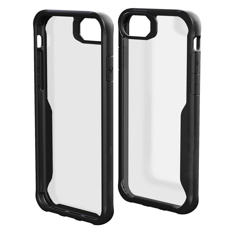 Schutzhülle für iPhone 8 Plus Cover Case Panzer Hülle Bumper Tasche Schwarz