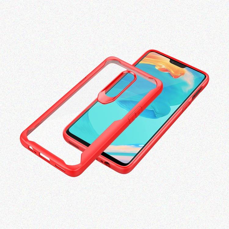 Handy Tasche für OnePlus 6T Panzer Schutz Hülle Cover Case Schutzcase Bumper Rot