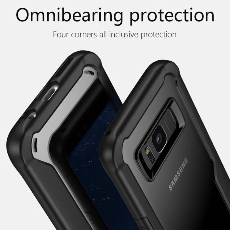 Handy Tasche für Samsung Galaxy S8 Panzer Schutz Hülle Cover Tasche Bumper Silber