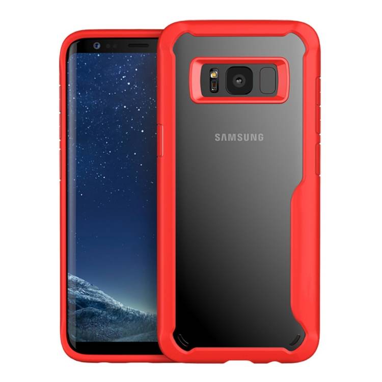 Handy Tasche für Samsung Galaxy S8 Panzer Schutz Hülle Cover Tasche Bumper Rot