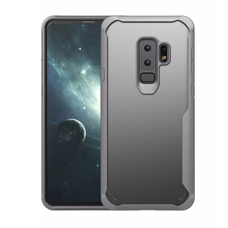 Handytasche für Samsung Galaxy S9 Plus Full Panzer Case Schutz Hülle Cover Grau