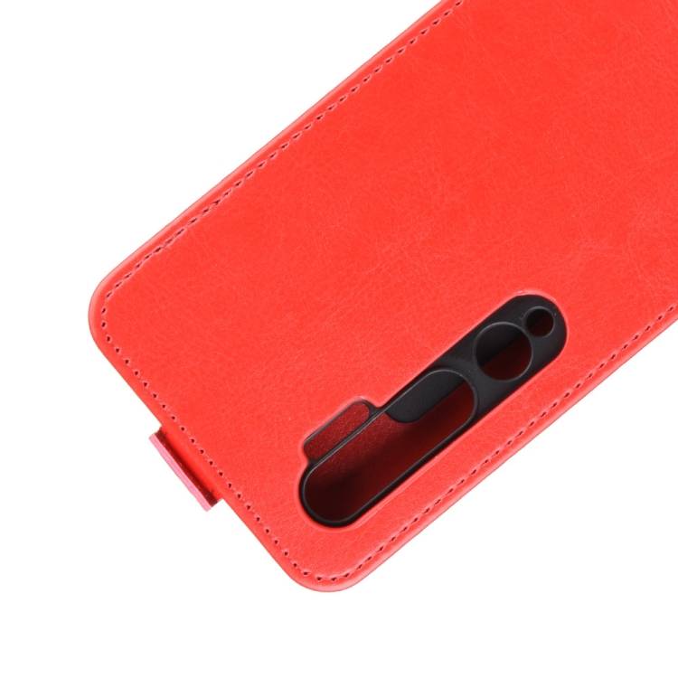 Flip Case Handyhülle für Xiaomi Mi Note 10 Vertikal Schutzhülle Tasche Cover Rot Bumper Smartphone Kartensteckplatz-Kreditkarte-Geldscheine EC-Kart