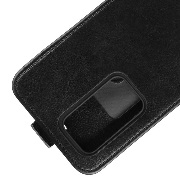 Flip Case Handyhülle für Huawei P40 Vertikal Schutzhülle Tasche Cover Schwarz Bumper Smartphone Kartensteckplatz-Kreditkarte-Geldscheine EC-Karte