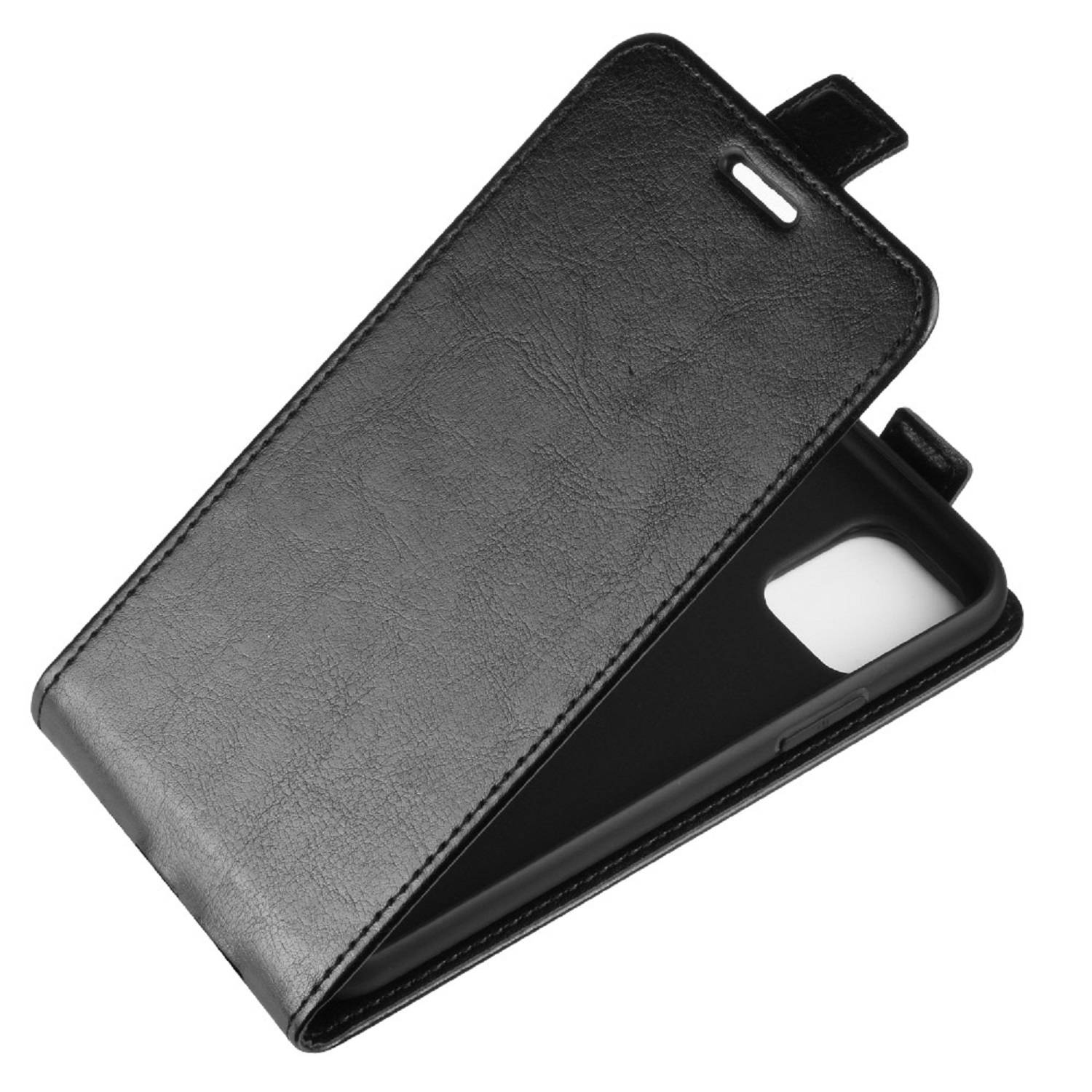 Flip Case Handyhülle für iPhone 11 Pro Max Vertikal Schutzhülle Tasche Cover Schwarz Bumper Smartphone Kartensteckplatz-Kreditkarte-Geldscheine EC-