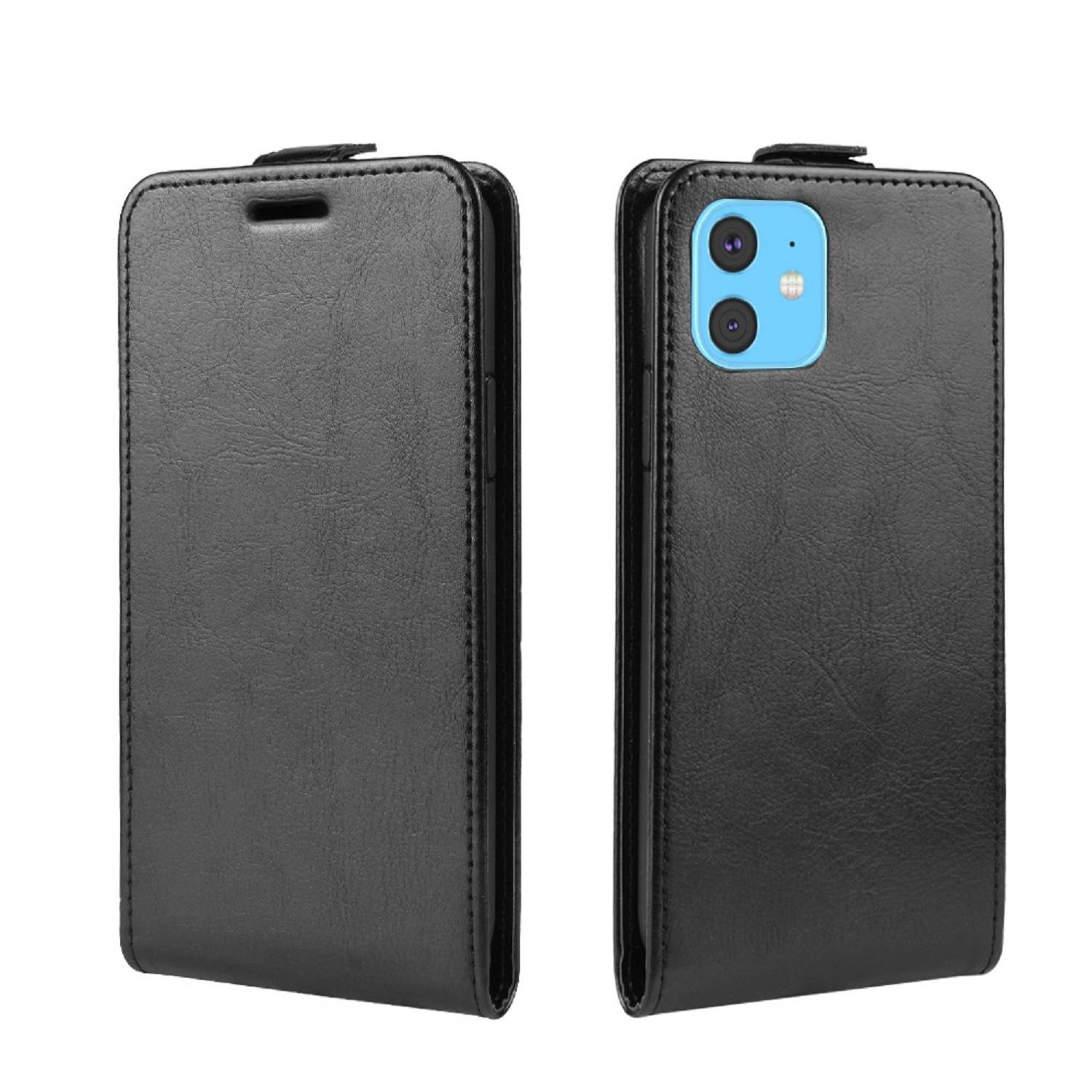 Flip Case Handyhülle für iPhone 11 Pro Max Vertikal Schutzhülle Tasche Cover Schwarz Bumper Smartphone Kartensteckplatz-Kreditkarte-Geldscheine EC-