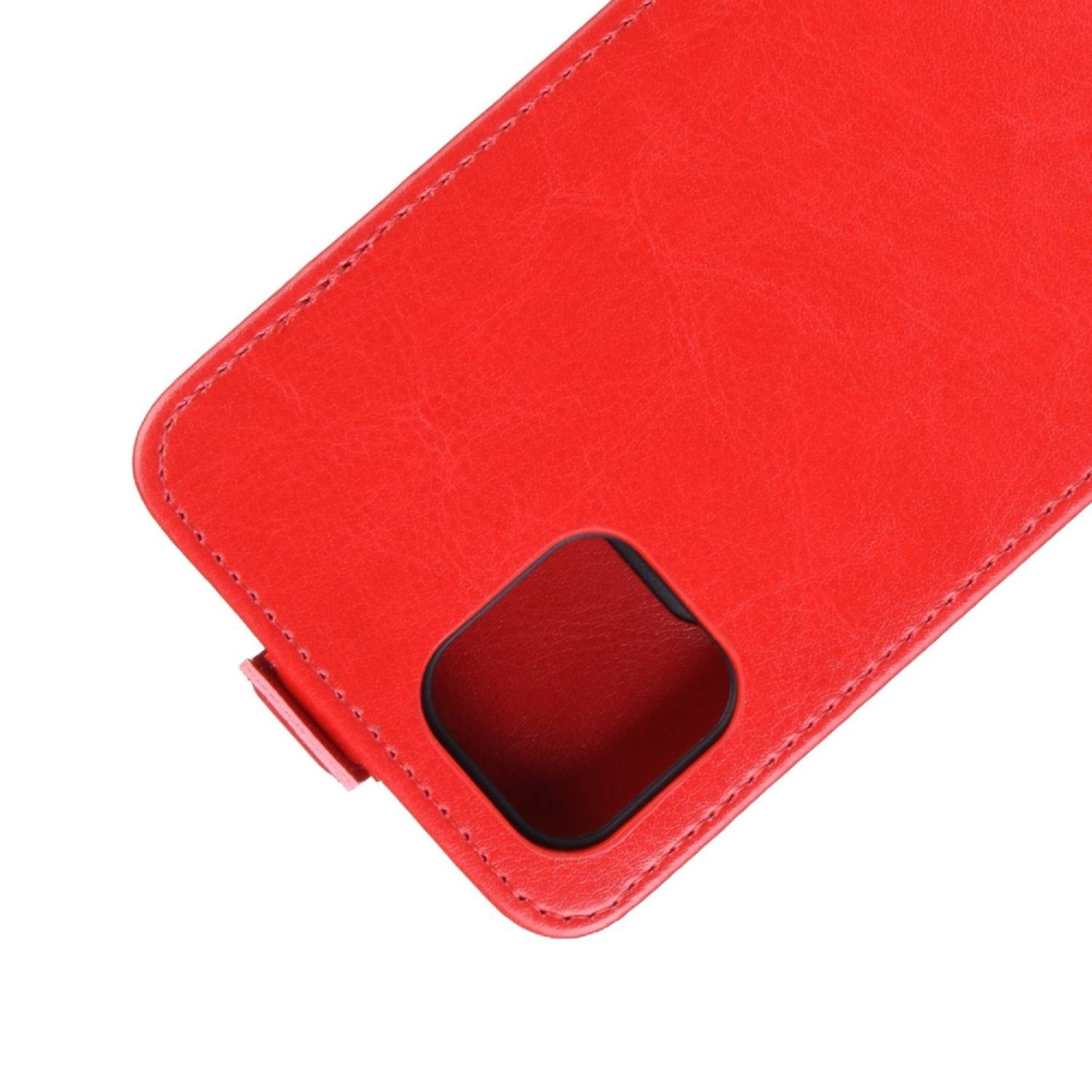 Flip Case Handyhülle für iPhone X/ XS Vertikal Schutzhülle Tasche Cover Rot Bumper Smartphone Kartensteckplatz-Kreditkarte-Geldscheine EC-Karte Ban