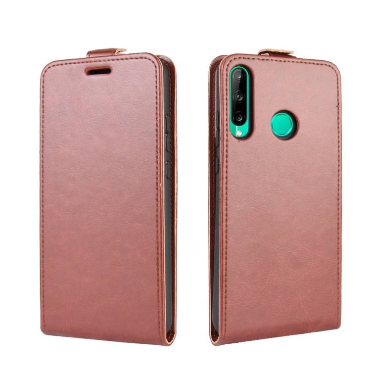 Flip Case Handyhülle für Huawei P40 Lite E Vertikal Schutzhülle Tasche Cover Braun Bumper Smartphone Kartensteckplatz-Kreditkarte-Geldscheine EC-Ka