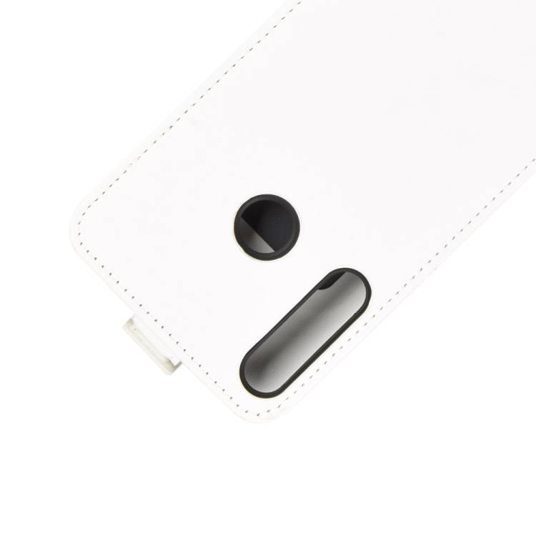 Flip Case Handyhülle für Huawei P40 Lite E Vertikal Schutzhülle Tasche Cover Weiß Bumper Smartphone Kartensteckplatz-Kreditkarte-Geldscheine EC-Ka