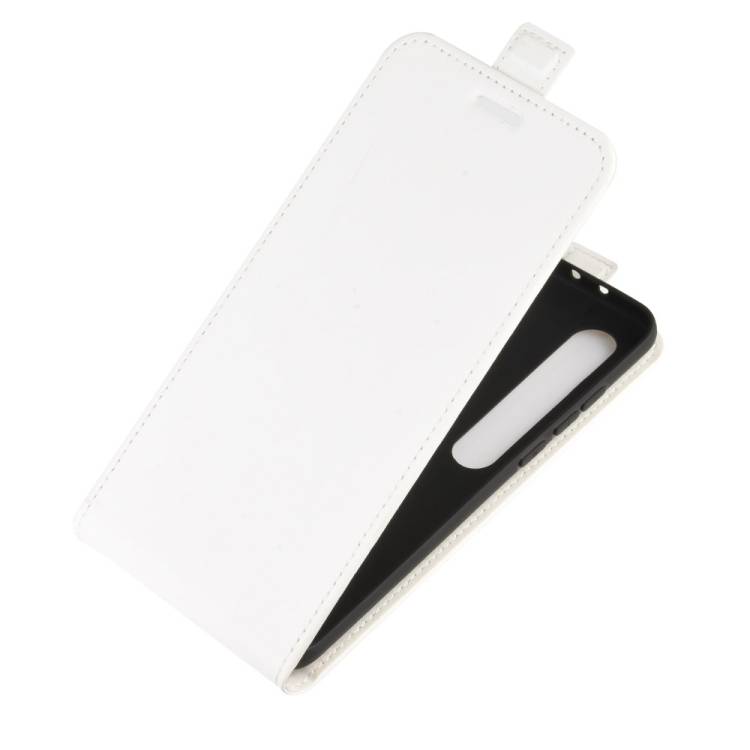 Flip Case Handyhülle für Xiaomi Mi 10 Vertikal Schutzhülle Tasche Cover Weiß Bumper Smartphone Kartensteckplatz-Kreditkarte-Geldscheine EC-Karte