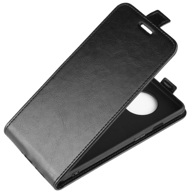 Flip Case Handyhülle für OnePlus 7T Vertikal Schutzhülle Tasche Cover Schwarz Bumper Smartphone Kartensteckplatz-Kreditkarte-Geldscheine EC-Karte