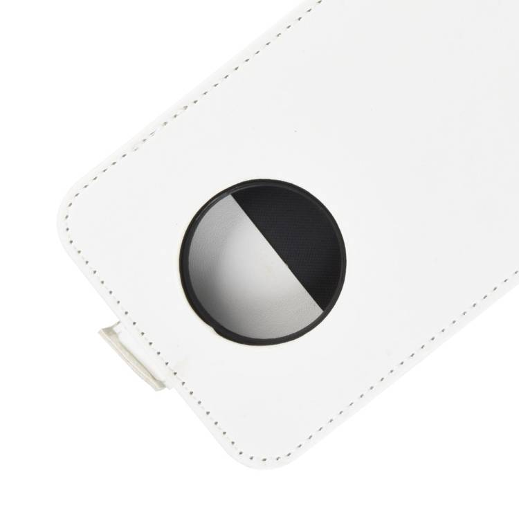 Flip Case Handyhülle für OnePlus 7T Vertikal Schutzhülle Tasche Cover Weiß Bumper Smartphone Kartensteckplatz-Kreditkarte-Geldscheine EC-Karte Ban