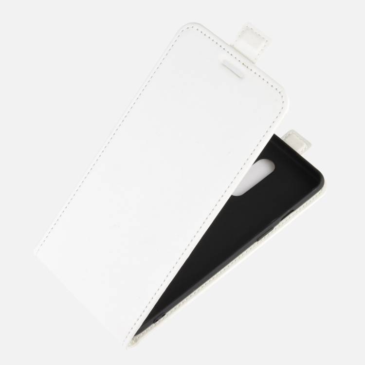 Flip Case Handyhülle für OnePlus 8 Vertikal Schutzhülle Tasche Cover Weiß Bumper Smartphone Kartensteckplatz-Kreditkarte-Geldscheine EC-Karte Bank
