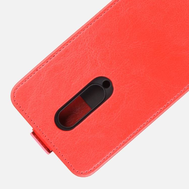 Flip Case Handyhülle für OnePlus 8 Vertikal Schutzhülle Tasche Cover Rot Bumper Smartphone Kartensteckplatz-Kreditkarte-Geldscheine EC-Karte Bank-K