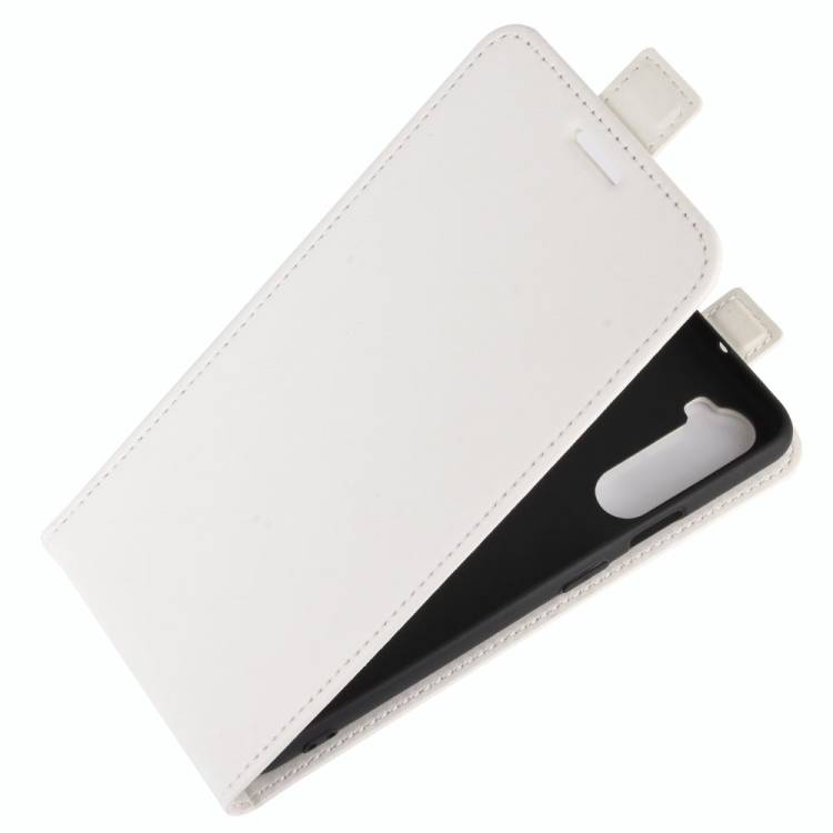 Flip Case Handyhülle für OnePlus Nord Vertikal Schutzhülle Tasche Cover Weiß Bumper Smartphone Kartensteckplatz-Kreditkarte-Geldscheine EC-Karte
