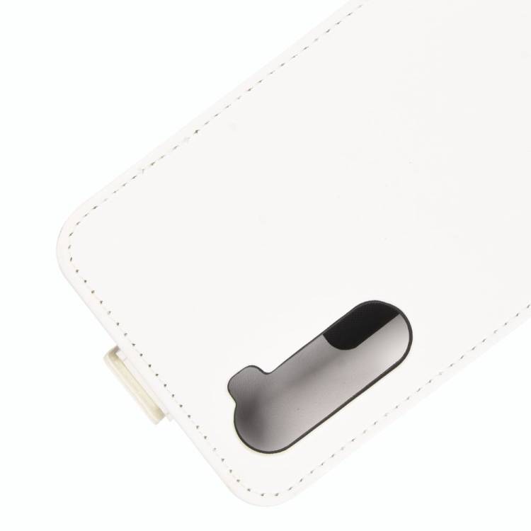 Flip Case Handyhülle für OnePlus Nord Vertikal Schutzhülle Tasche Cover Weiß Bumper Smartphone Kartensteckplatz-Kreditkarte-Geldscheine EC-Karte