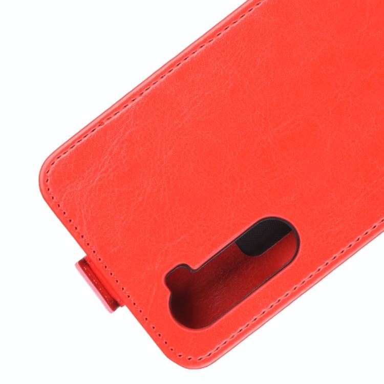 Flip Case Handyhülle für OnePlus Nord Vertikal Schutzhülle Tasche Cover Rot Bumper Smartphone Kartensteckplatz-Kreditkarte-Geldscheine EC-Karte Ban