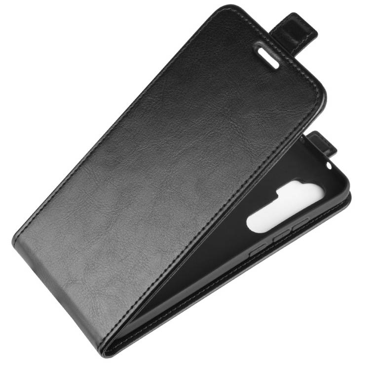 Flip Case Handyhülle für Xiaomi Mi Note 10 Lite Vertikal Schutzhülle Tasche Cover Schwarz Bumper Smartphone Kartensteckplatz-Kreditkarte-Geldschein