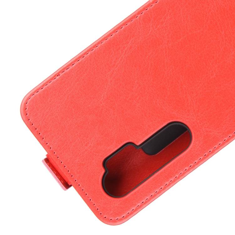Flip Case Handyhülle für Xiaomi Mi Note 10 Lite Vertikal Schutzhülle Tasche Cover Rot Bumper Smartphone Kartensteckplatz-Kreditkarte-Geldscheine EC