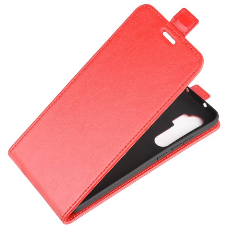 Flip Case Handyhülle für Xiaomi Mi Note 10 Lite Vertikal Schutzhülle Tasche Cover Rot Bumper Smartphone Kartensteckplatz-Kreditkarte-Geldscheine EC