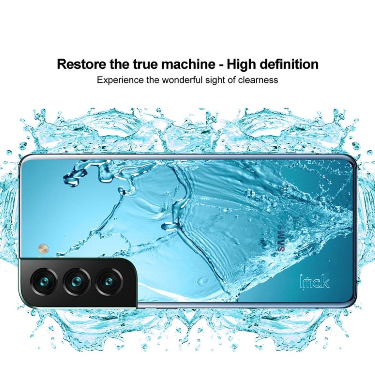 Schutzhülle für Samsung Galaxy S22 Plus Kamera Handyhülle Case Cover Tasche Transparent Smartphone Bumper ANTI-SHOCK/ ANTI-STOß