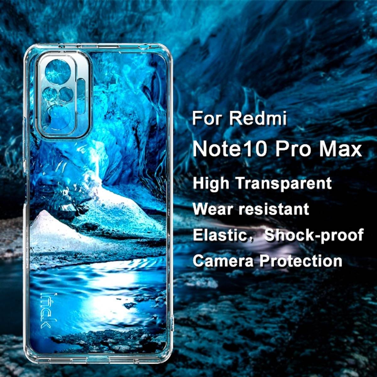 Schutzhülle für Xiaomi Redmi Note 10 Pro Kamera Handyhülle Case Cover Tasche Transparent Smartphone Bumper ANTI-SHOCK/ ANTI-STOß