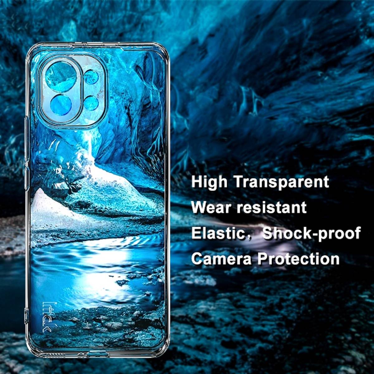 Schutzhülle für Xiaomi Mi 11 Kamera Handyhülle Case Cover Tasche Transparent Smartphone Bumper ANTI-SHOCK/ ANTI-STOß