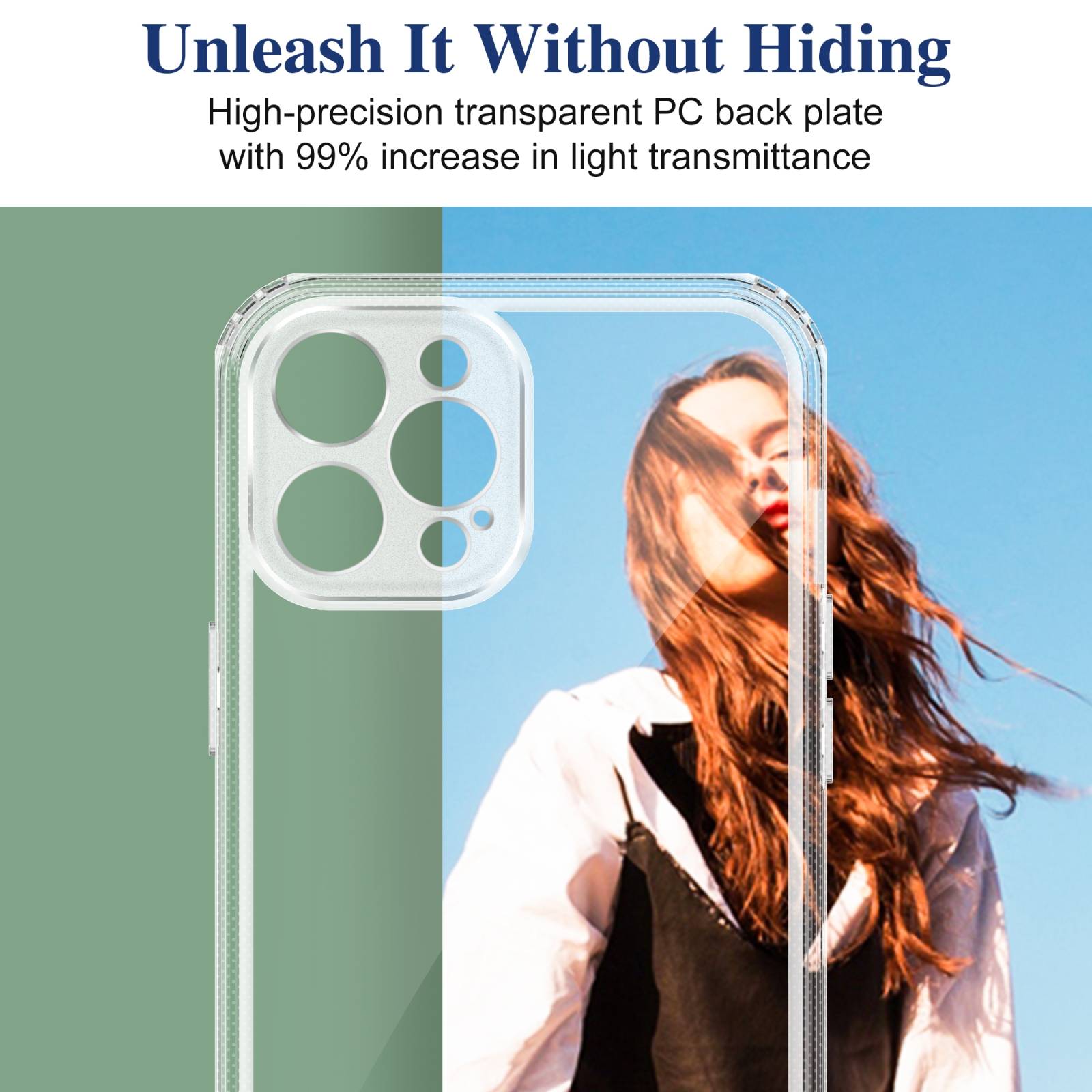Schutzhülle für iPhone 12 Pro Max Kamera Case Panzerhülle Handyhülle Cover Tasche Transparent Smartphone Bumper