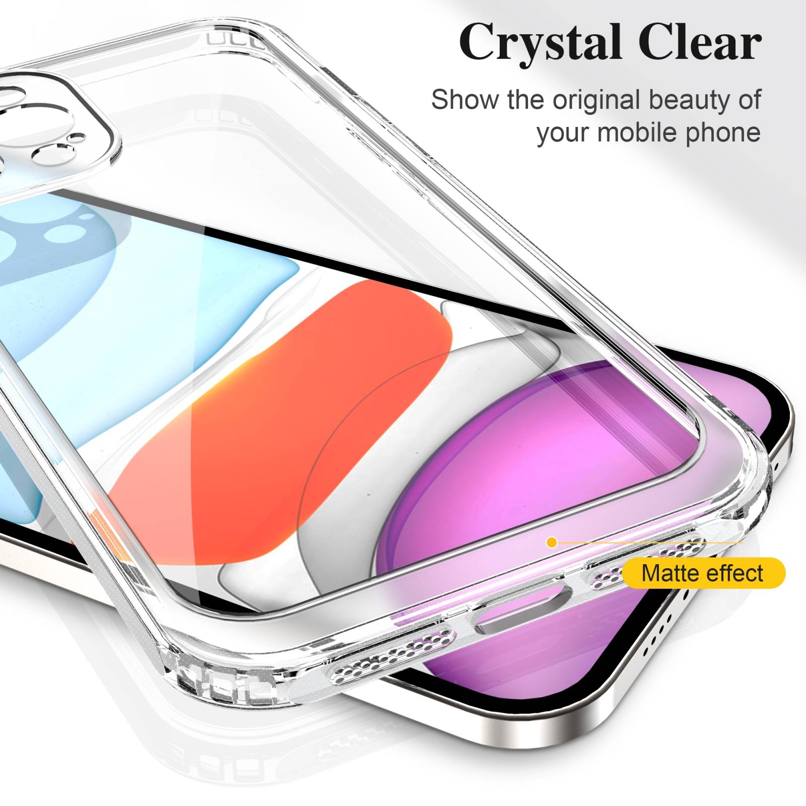 Schutzhülle für iPhone 12 Pro Max Kamera Case Panzerhülle Handyhülle Cover Tasche Transparent Smartphone Bumper