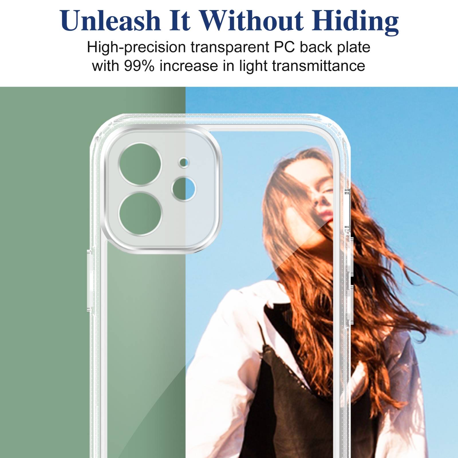 Schutzhülle für iPhone 12 Mini Kamera Case Panzerhülle Handyhülle Cover Tasche Transparent Smartphone Bumper