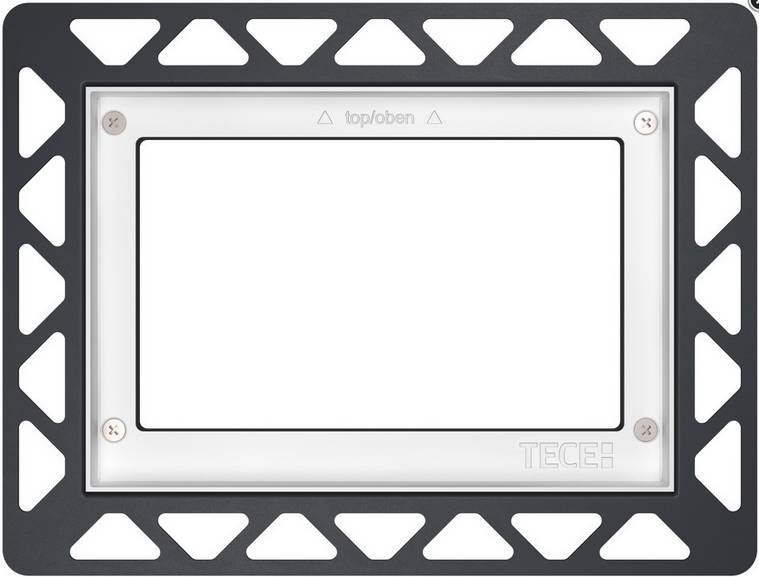 TECEprofil Einbaurahmen für flachbündige Montage Rahmen weiß