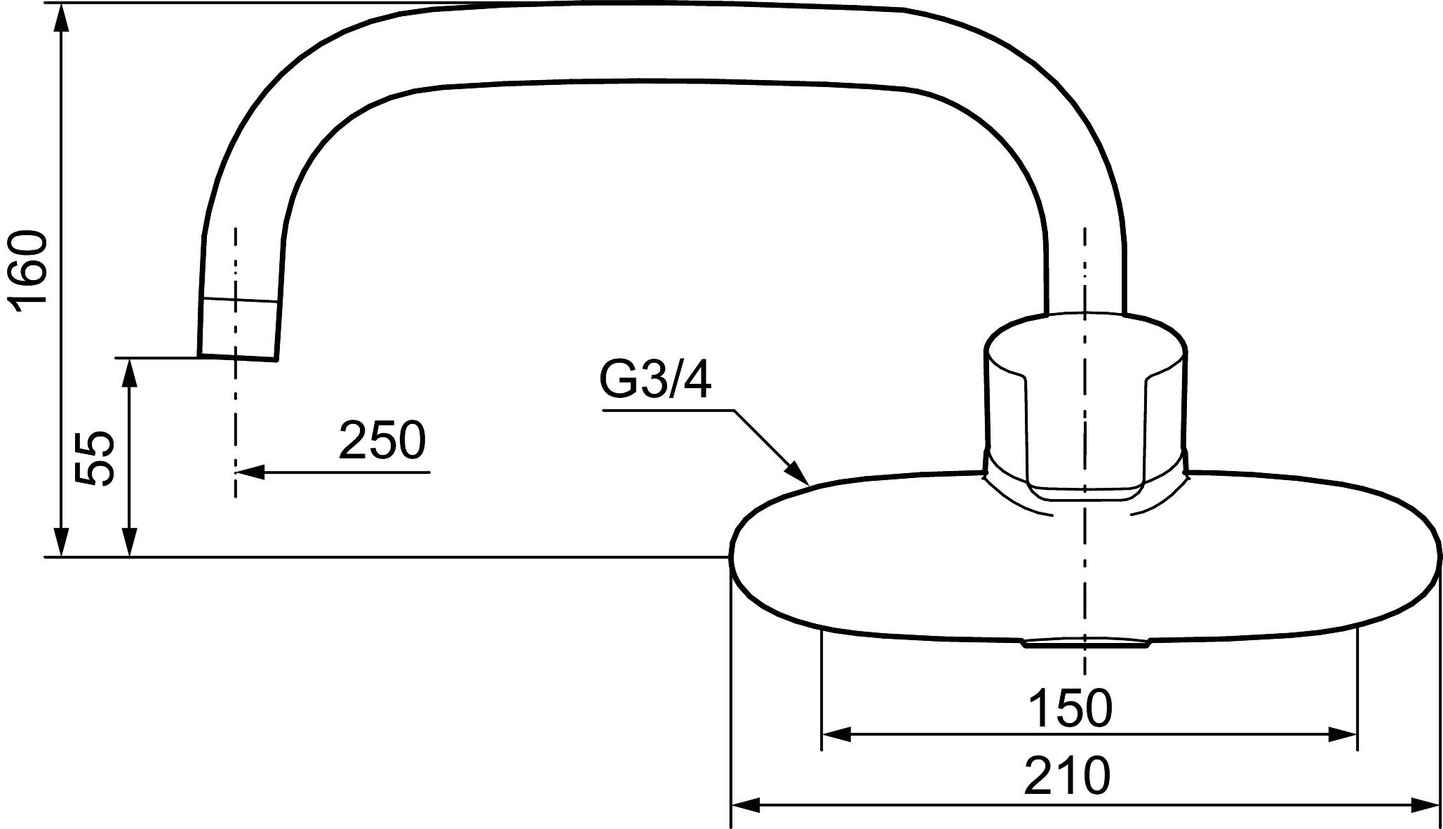 Mora CERA W5 Wasch-/Spültisch-Einhebelmischer, Wandbatterie Chrom