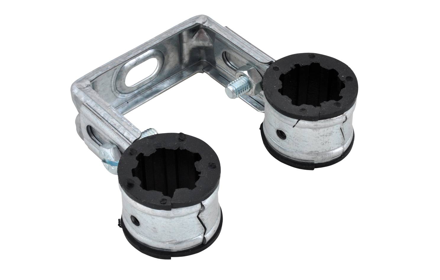 Walraven Rohrschelle Duplo sv 1/2'-22 mm DIN 4109 EPDM schwarz