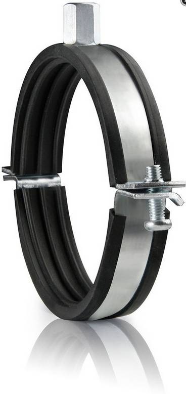 Rokaflex Lüftungsrohrschellen mit Gummieinlage DN 125