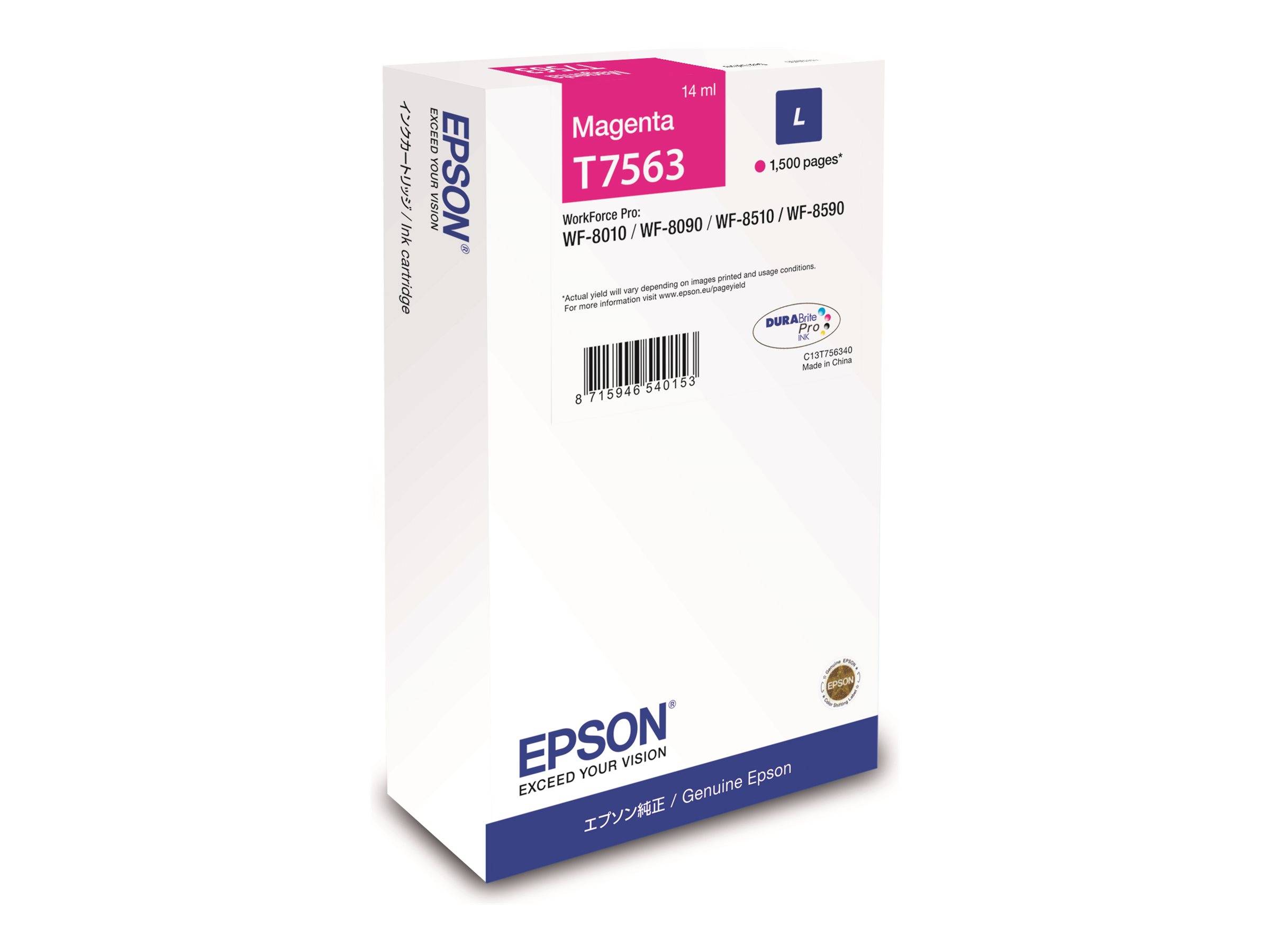 Epson T7563 - 14 ml - L-Größe - Magenta - original