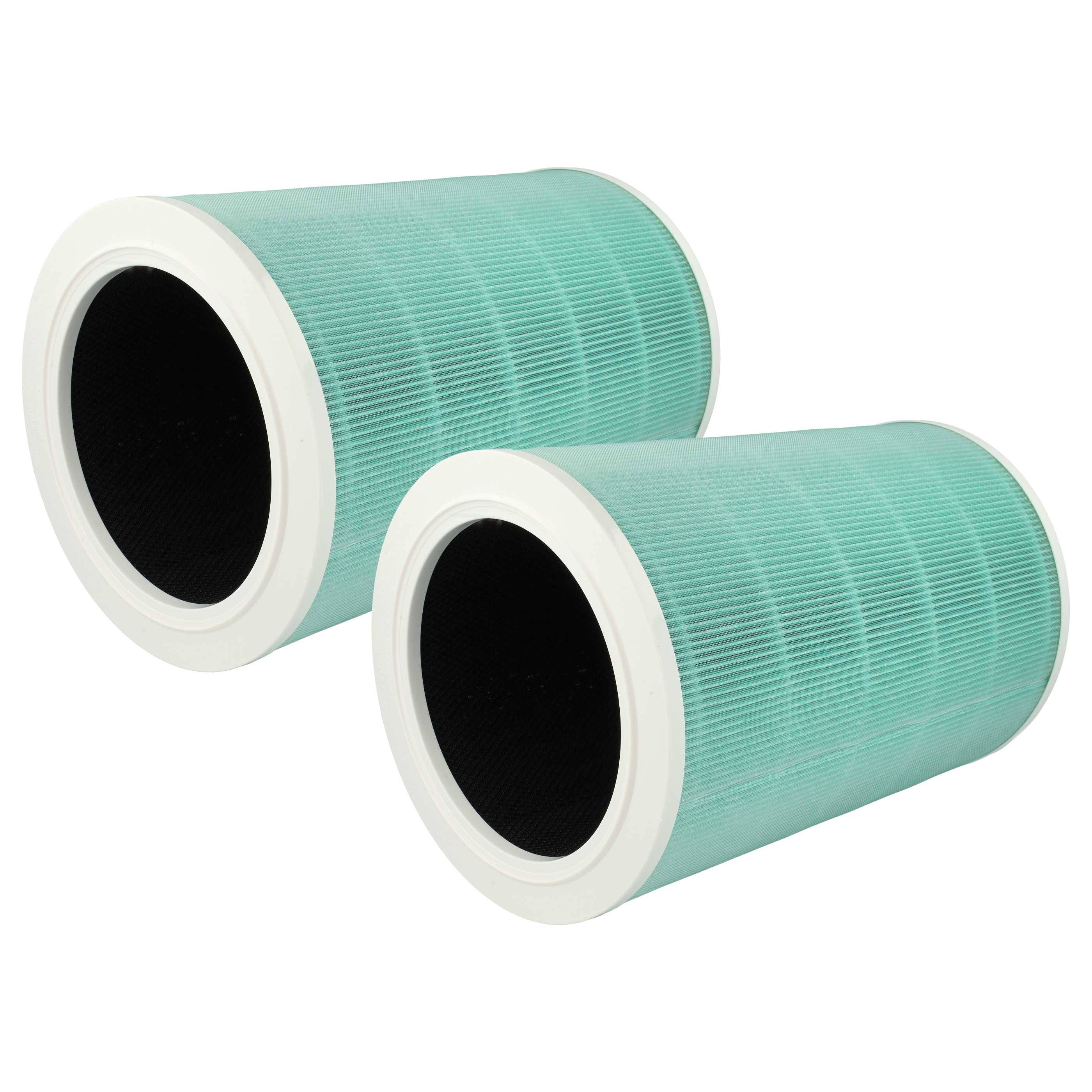 vhbw 2x Luftilter kompatibel mit Xiaomi Mi Air Purifier 2C, Mi Air Purifier 2H Luftreiniger - Kombifilter HEPA (H13) + Aktivkohle