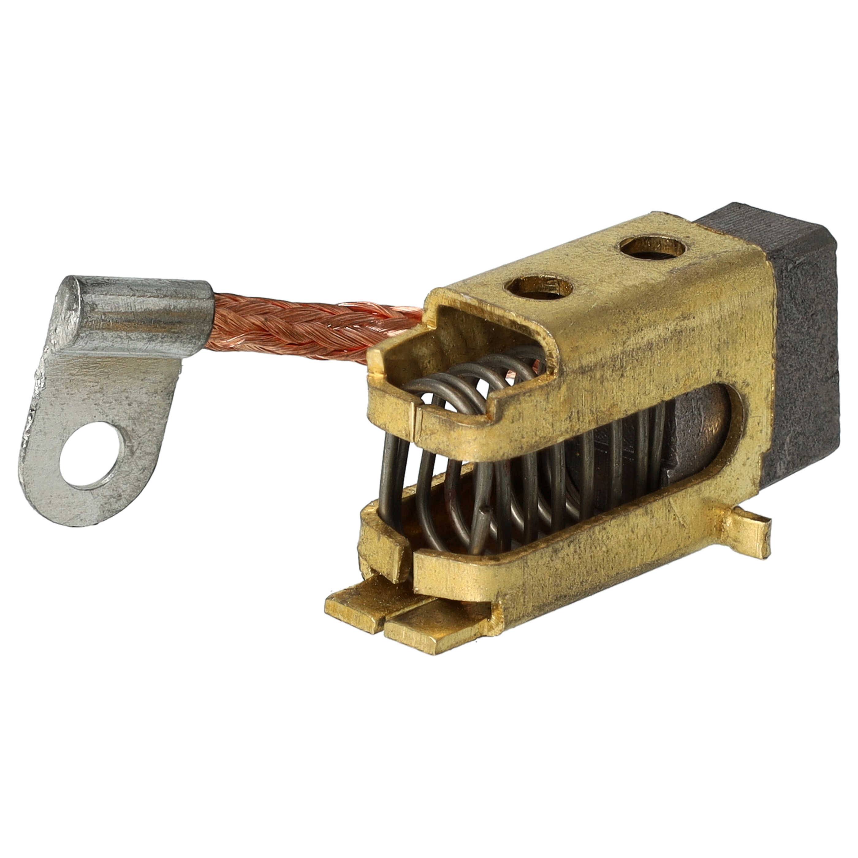 vhbw 4x Kohlebürste Motorkohle 16,2 x 15,8 x 8,9 mm kompatibel mit Dhollandia Ladebordwand