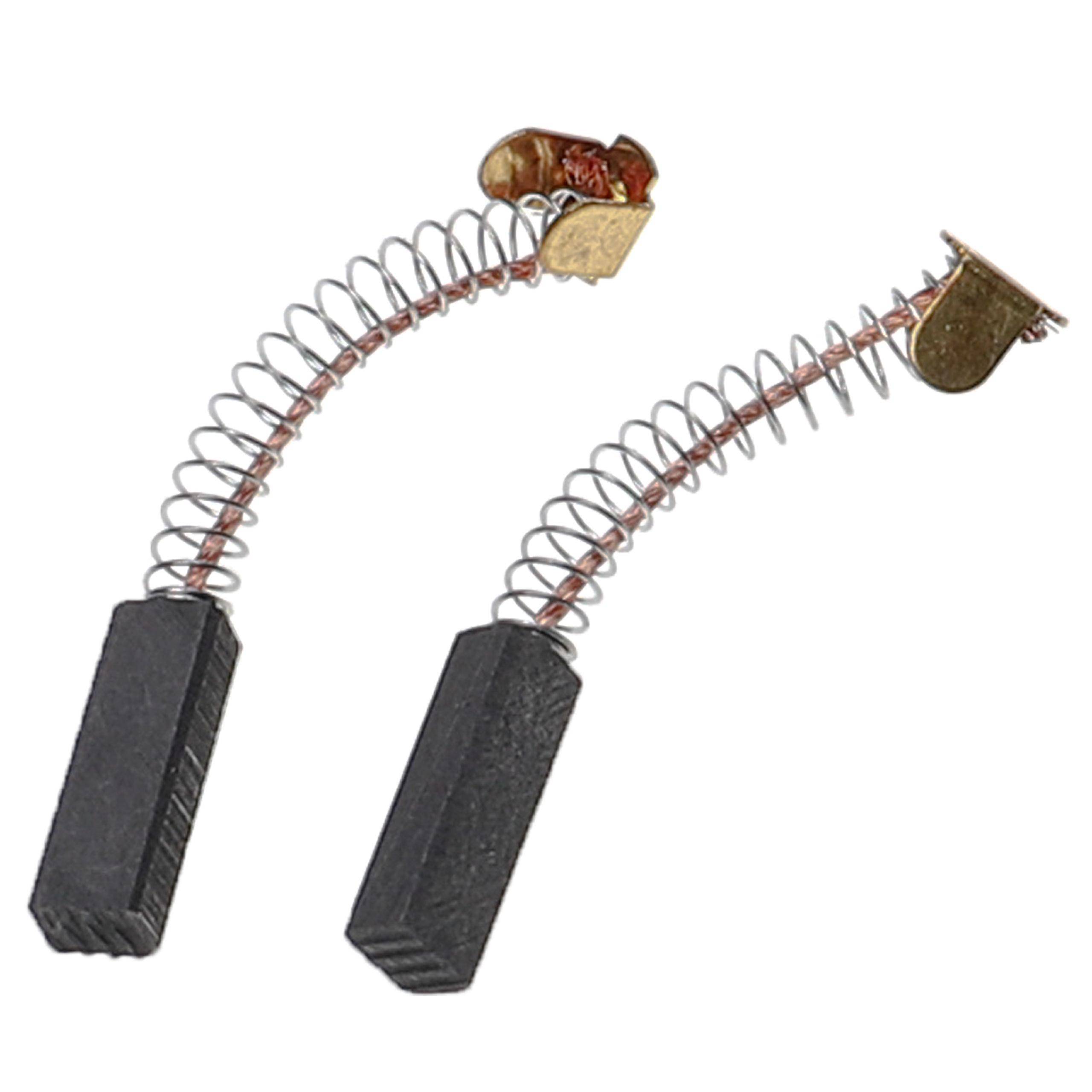 vhbw 2x Kohlebürste 4 x 5 x 16 mm kompatibel mit Pfaff 809, 808, 807, 93, 297, 92, 296, 91, 295, 90, 294, 285, 284 Nähmaschine + Feder