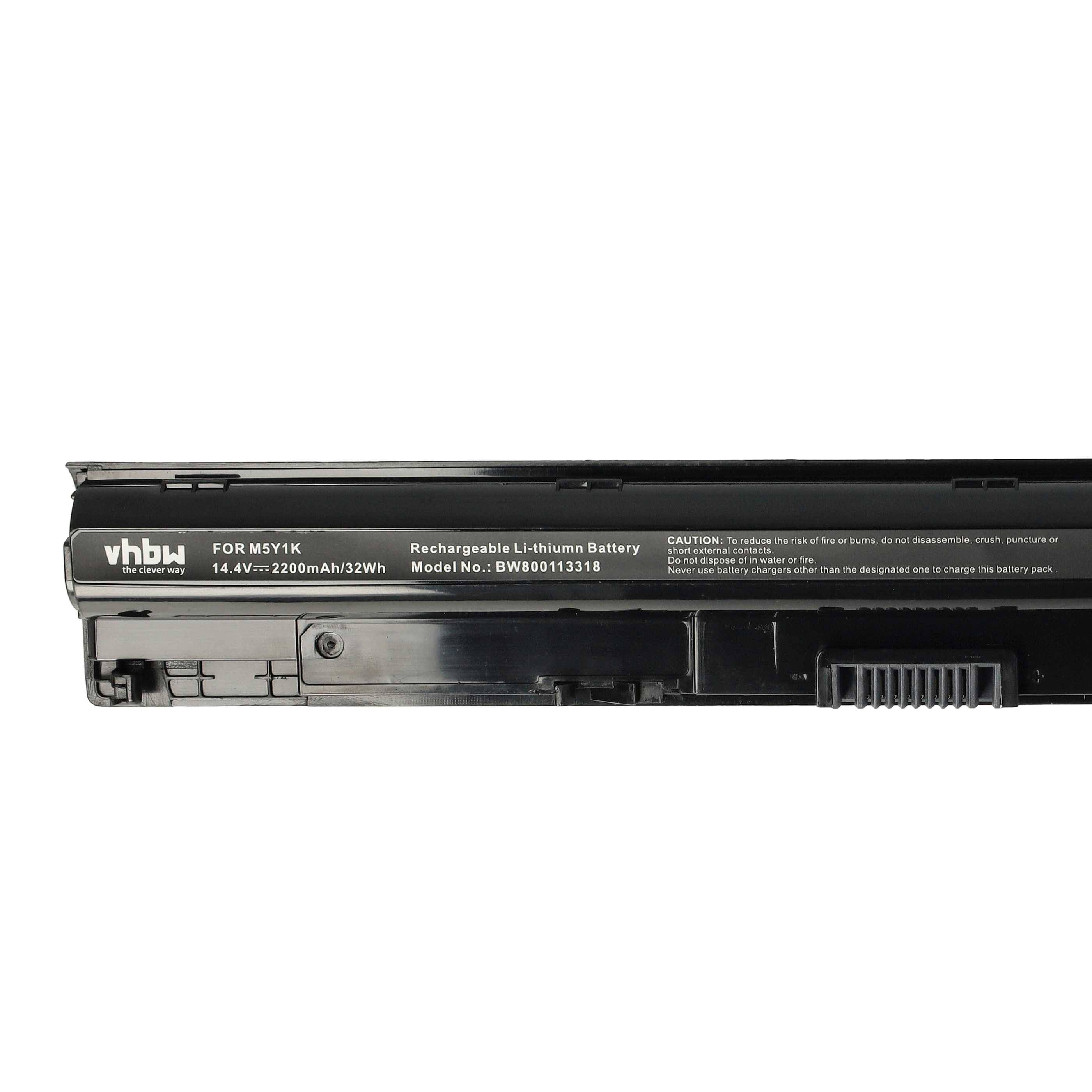 vhbw Akku kompatibel mit Dell Inspiron 3567, 5452, 3565, 5455, 5551, 3558, 5459, 3552, 5458, 5451 Notebook (2200 mAh, 14,8 V, Li-Ion)