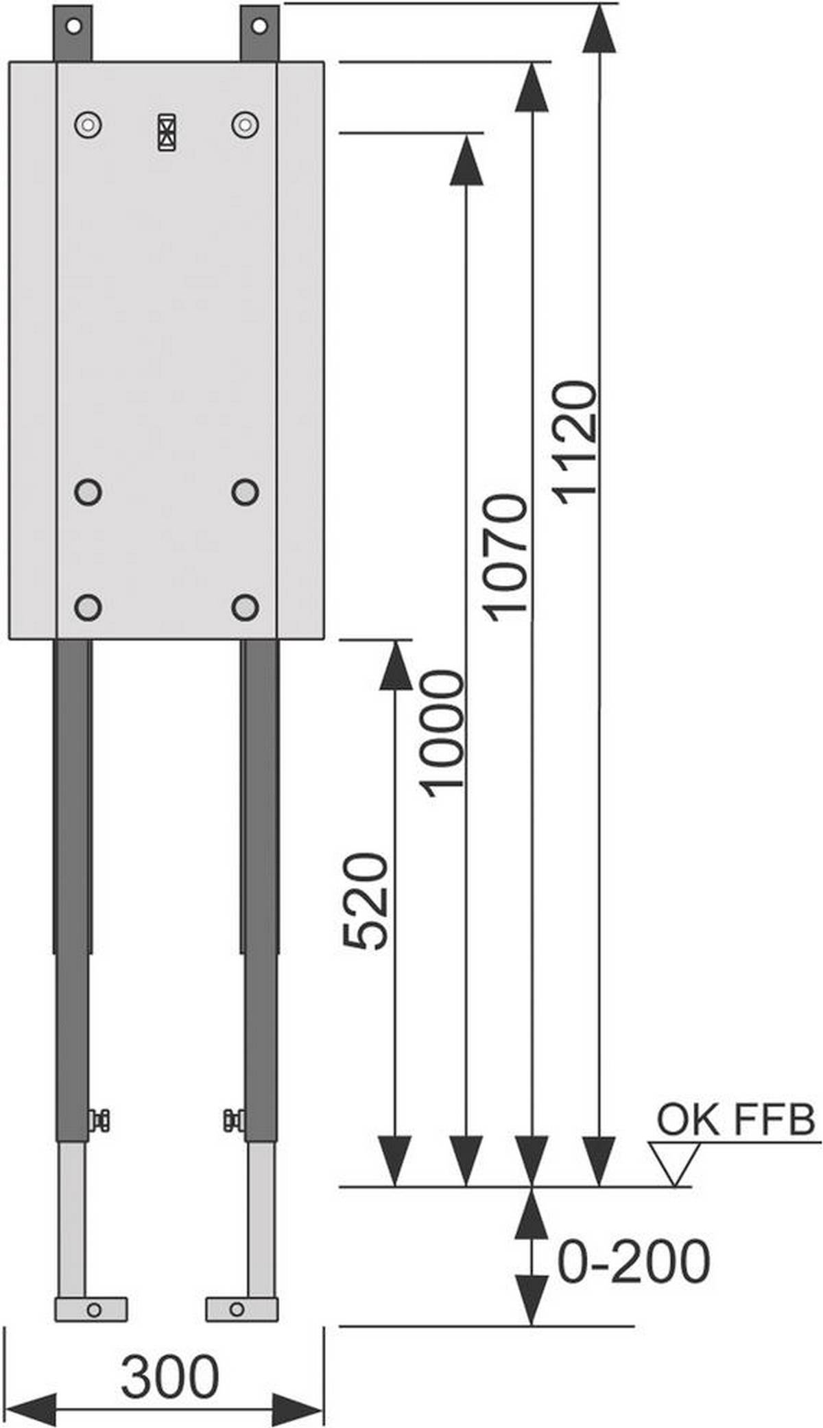 TECEprofil Modul für Stützgriffe und Haltesysteme