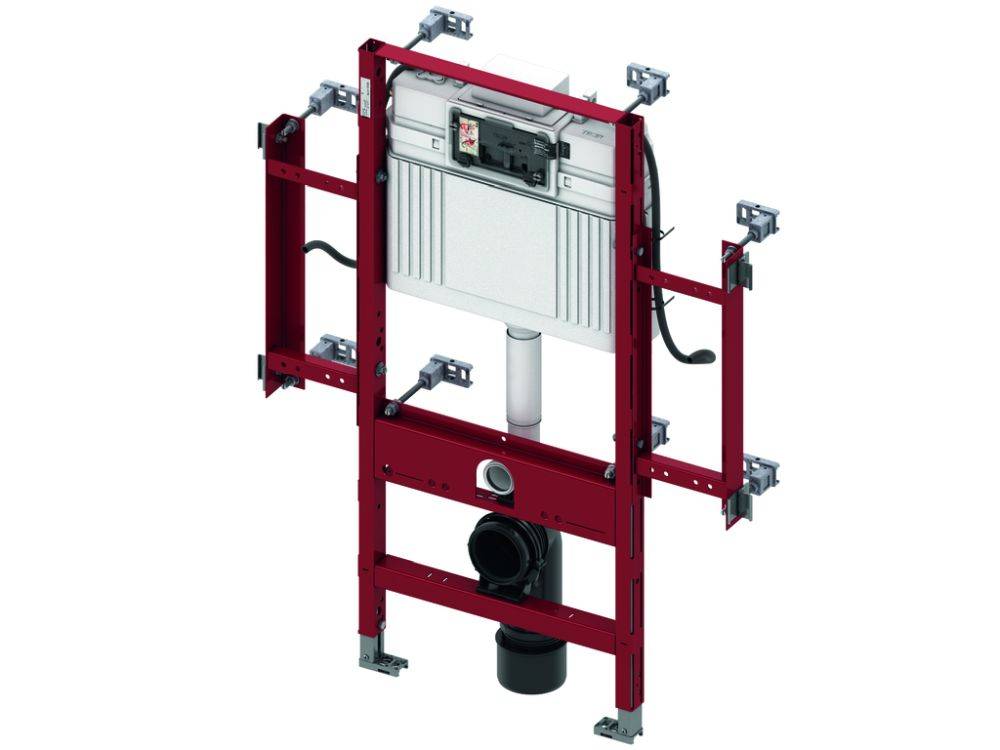 TECEprofil WC-Gerontomodul 1120mm ea. f. Bet. m Spk. Betät. v. vo