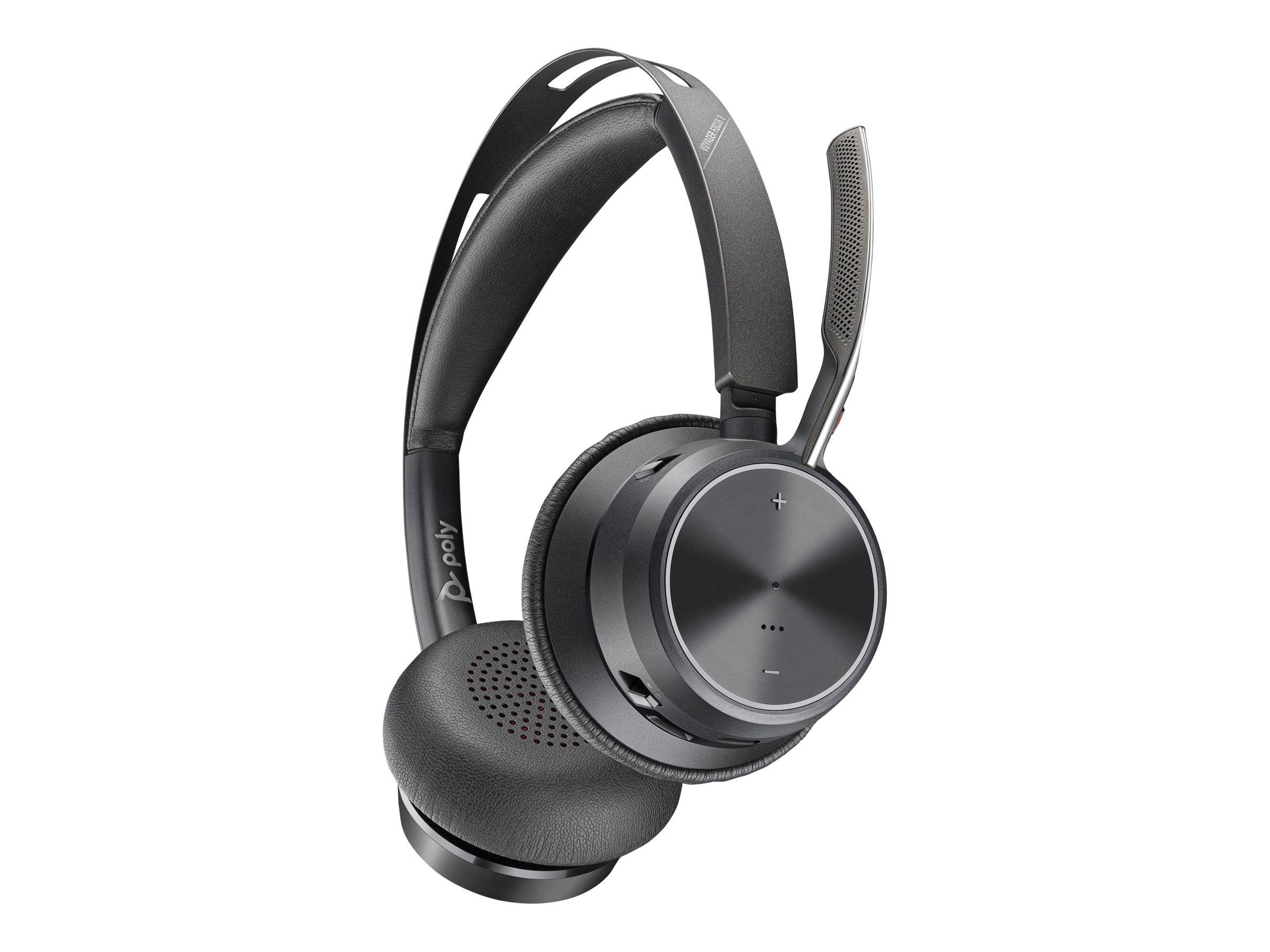 HP - Poly Voyager Focus 2 - Headset - On-Ear - Bluetooth