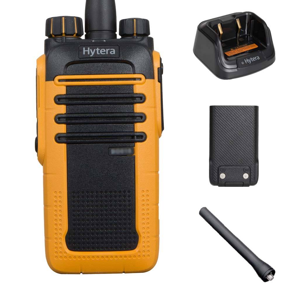 HYTERA BD615 SET VHF 136-174MHz IP66 Akku Antenne Ladegerät DMR und Analog BD615V