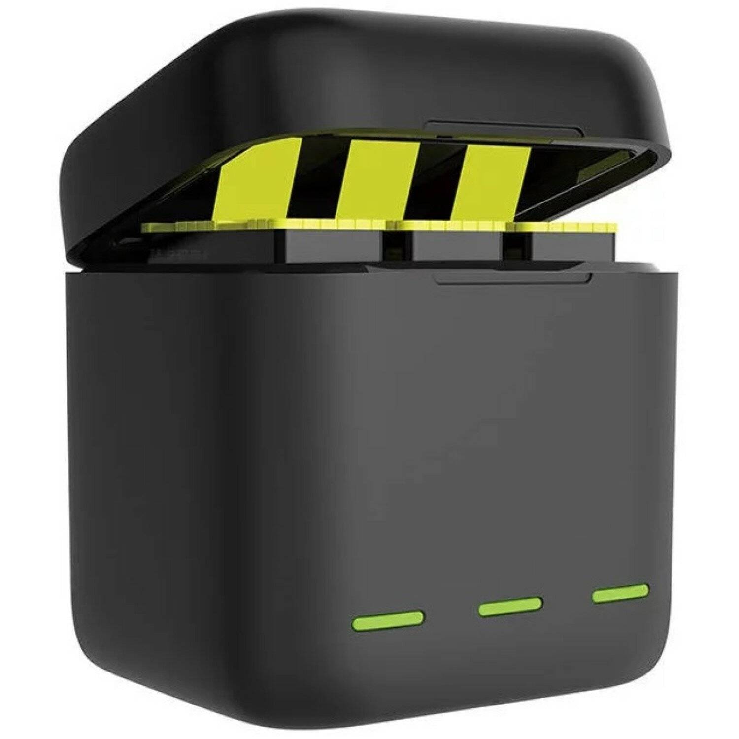 Telesin Batterielladebox für Hero 9 / Hero 10 mit drei Batterien Schwarz